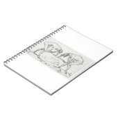 Twee Mannen komen samen, elk die de andere veronde Notitieboek (Linkerzijde)