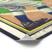 Twee Mannen neer  panoramisch honkbalspel Poster (Hoek)