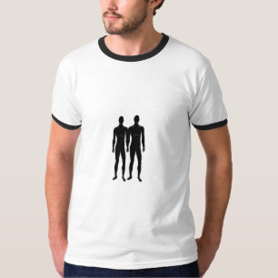 TWEE MANNEN T-SHIRT
