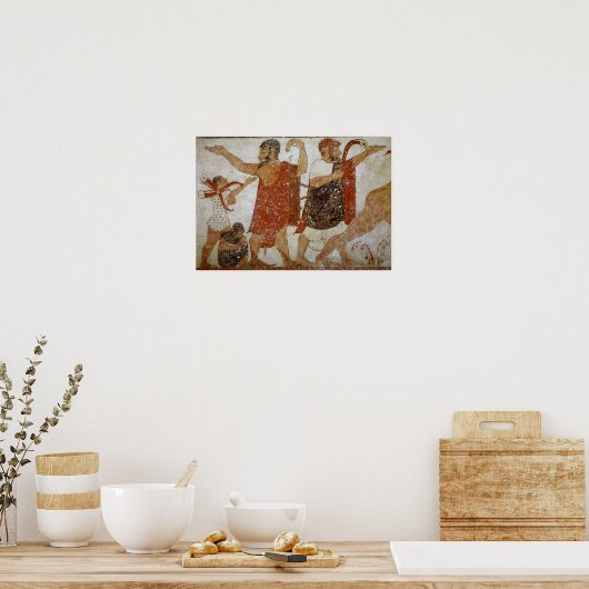 Twee mannen van de tombe van de Augurx Poster (Keuken)