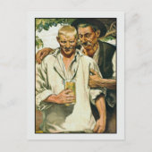 Twee Mannen van Richard Schaupp Fine Art Gay Briefkaart (Voorkant)