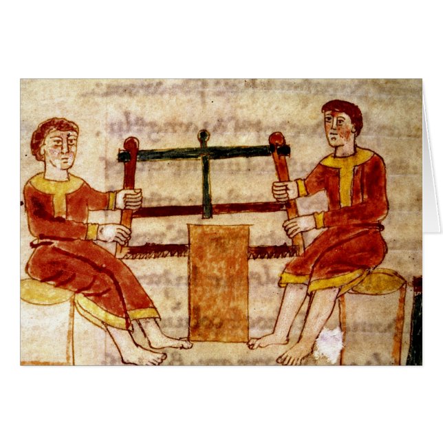 Twee Mannen Zaaghout, van de 'De Universo' (Voorkant Horizontaal)