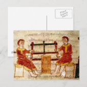 Twee Mannen Zaaghout, van de Universo Briefkaart (Voorkant / Achterkant)