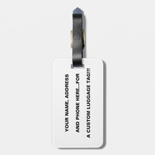 Twee mannetjes bagagelabel (Achterkant verticaal)