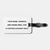 Twee mannetjes bagagelabel (Achterkant horizontaal)