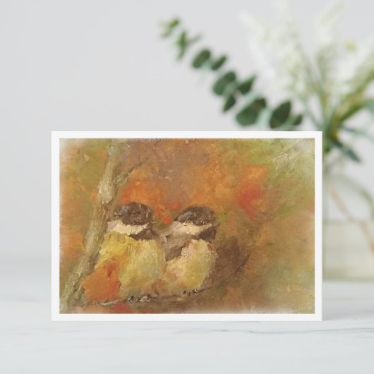 Twee Mees Notitiekaarten (Staand voorkant)