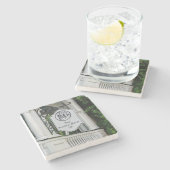 Twee Meeting Street, Charleston, Stenen Onderzetter (Zijkant)