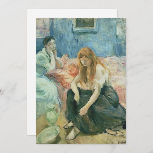 Twee meisjes | Berthe Morisot (Voorkant / Achterkant)