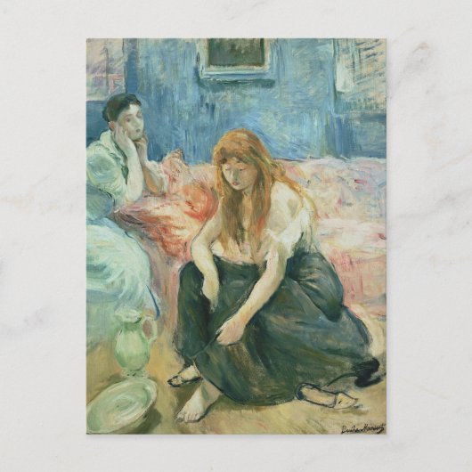Twee meisjes | Berthe Morisot Briefkaart (Voorkant)