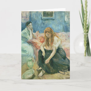 Twee meisjes   Berthe Morisot Kaart
