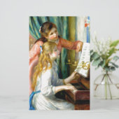 Twee meisjes bij de Piano - Pierre Auguste Renoir Briefpapier (Staand voorkant)