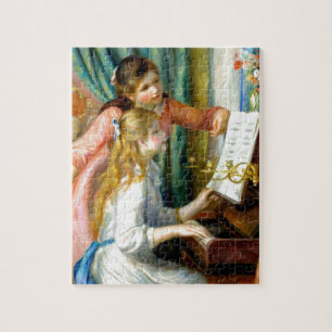 Twee meisjes bij de Piano - Pierre Auguste Renoir Legpuzzel
