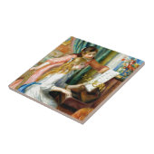 Twee meisjes bij de Piano - Pierre Auguste Renoir Tegeltje (Zijkant)
