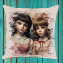 Twee Meisjes Doll Core Whimsical