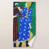 Twee meisjes, Edouard Vuillard Badhanddoek (Badhanddoek)
