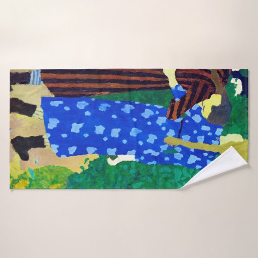 Twee meisjes, Edouard Vuillard Badhanddoek (Badhanddoek)