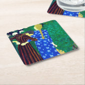 Twee meisjes, Edouard Vuillard Kartonnen Onderzetters (Schuin)