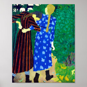 Twee meisjes, Edouard Vuillard Poster