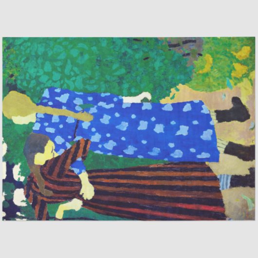 Twee meisjes, Edouard Vuillard Tissuepapier (Voorkant)