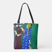 Twee meisjes, Edouard Vuillard Tote Bag (Achterkant)