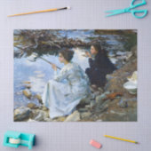 Twee meisjes Gevist door John Singer Sargent Tissuepapier (Craft)