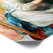 Twee meisjes in Piano door Renoir Poster (Hoek)