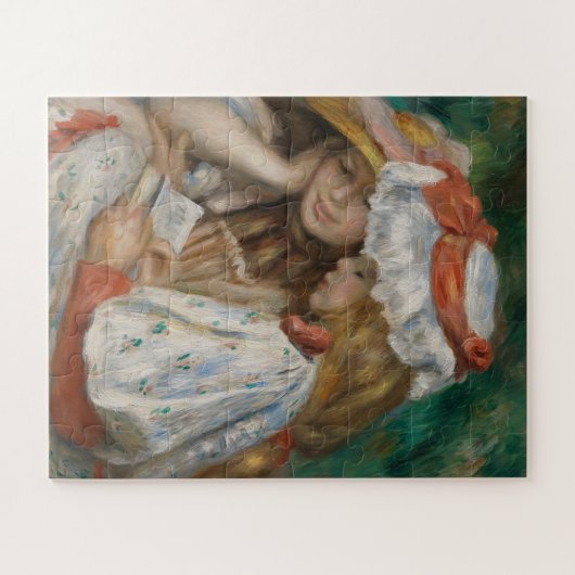 Twee meisjes lezen, Auguste Renoir Art Legpuzzel (Horizontaal)