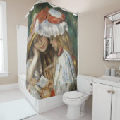 Twee meisjes lezen (ca. 1890-1891) door Pierre-Aug Douchegordijn (In situ)