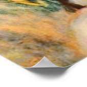 Twee meisjes lezen in een tuinrenoir Fine Art Poster (Hoek)