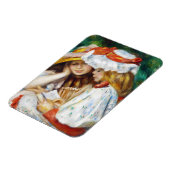 Twee meisjes lezen Pierre Auguste Renoir schilderi Magneet (Linkerzijde)