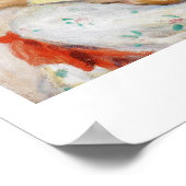 Twee meisjes lezen Pierre Auguste Renoir schilderi Poster (Hoek)