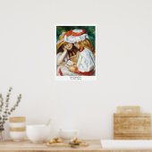 Twee meisjes lezen Pierre Auguste Renoir schilderi Poster (Keuken)