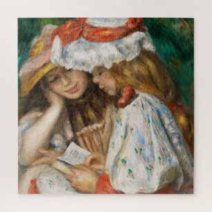 Twee meisjes lezen - Renoir Impressionist Painting Legpuzzel