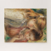 Twee meisjes lezen - Renoir Impressionist Painting Legpuzzel (Horizontaal)