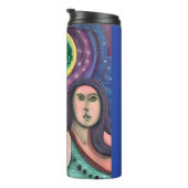 Twee meisjes onder de manen thermosbeker (Geroteerd rechts)