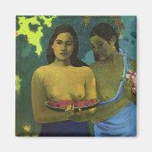 Twee meisjes, Paul Gauguin Magneet (Voorkant)