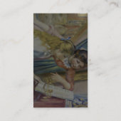 Twee meisjes van de Piano, van Pierre-Auguste Reno Visitekaartje (Achterkant)