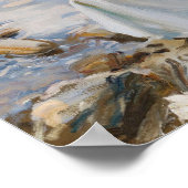 Twee meisjes vissen, Sargent 1918 Poster (Hoek)