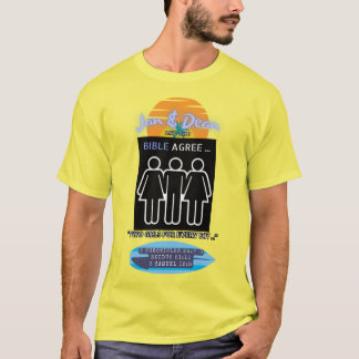 Twee Meisjes Voor Elke Jongen Jan & Dean En Bijbel T-shirt