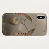 Twee mensvogels met hun jongen Case-Mate iPhone case (Achterkant (horizontaal))