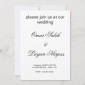 Twee met elkaar verweven harten: een symbool van l kaart (Achterkant)