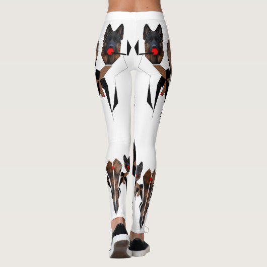 Twee_met-kop_Honden Leggings (Achterkant)