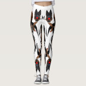 Twee_met-kop_Honden Leggings (Voorkant)