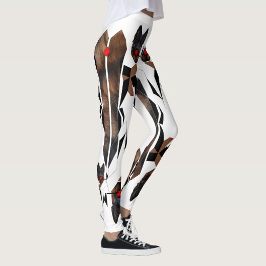 Twee_met-kop_Honden Leggings (Rechts)