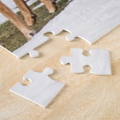 Twee met witte staart op alarm legpuzzel (Zijkant)