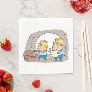 Twee Mijnwerkers Servet