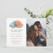 Twee minder populaire Nautical Photo Engagement Pa Kaart (Staand voorkant)