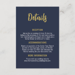 Twee minder vis in het Zee Navy Gold Coastal Weddi Informatiekaartje