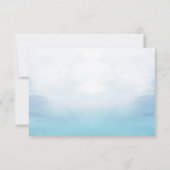 Twee minder vis in het Zee Zomer Bruiloft RSVP Kaa (Achterkant)