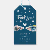 Twee minder vissen in de Zee Cadeaulabel (Voorkant)